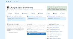 Desktop Screenshot of liturgia.silvestrini.org