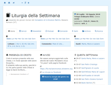 Tablet Screenshot of liturgia.silvestrini.org